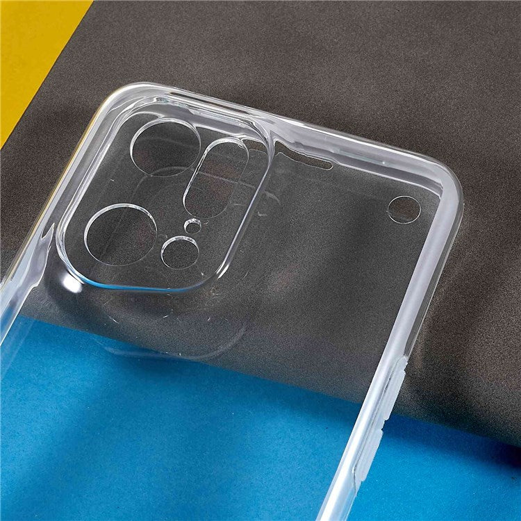 PET Front Cover All-round Phone Case for Oppo Find X5 Pro, Detachable 2-in-1 TPU + Acrylic Hybrid Cover