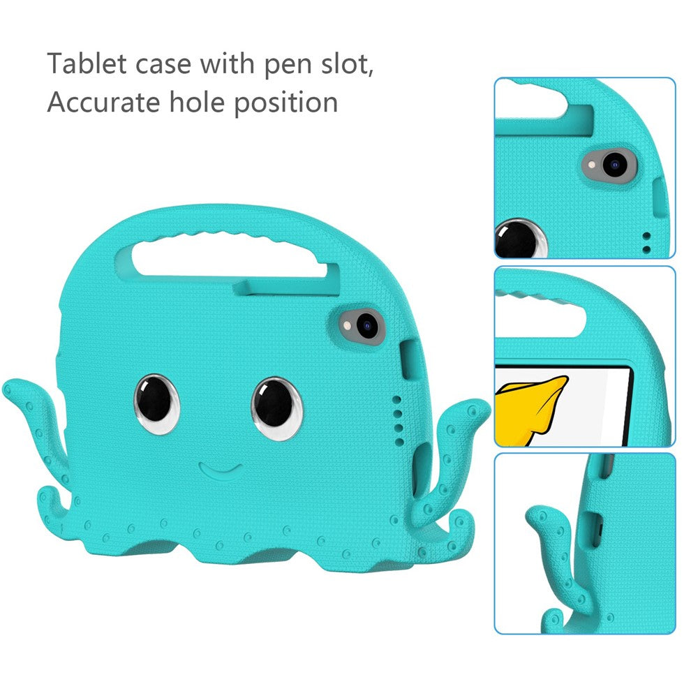 EVA Tablet Case for Lenovo Tab M8 / Tab M8 (4th Gen) 2024 TB-301XU / M8 (4th Gen) 2023 TB-300FU Octopus Case with Shoulder Strap - Baby Blue