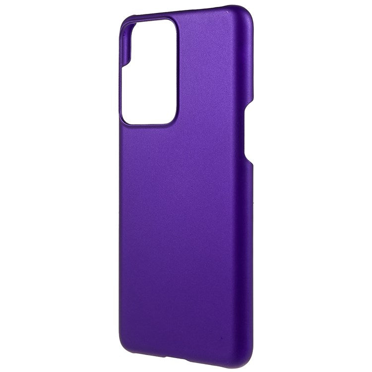 For OnePlus Nord 2T 5G Glossy Surface Protective Cover Rubberized Hard PC Phone Case - Purple