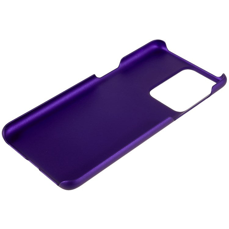 For OnePlus Nord 2T 5G Glossy Surface Protective Cover Rubberized Hard PC Phone Case - Purple