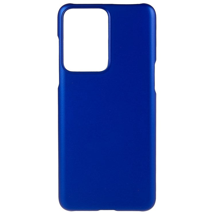 For OnePlus Nord 2T 5G Glossy Surface Protective Cover Rubberized Hard PC Phone Case - Blue