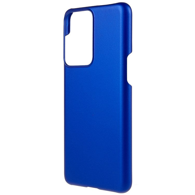 For OnePlus Nord 2T 5G Glossy Surface Protective Cover Rubberized Hard PC Phone Case - Blue
