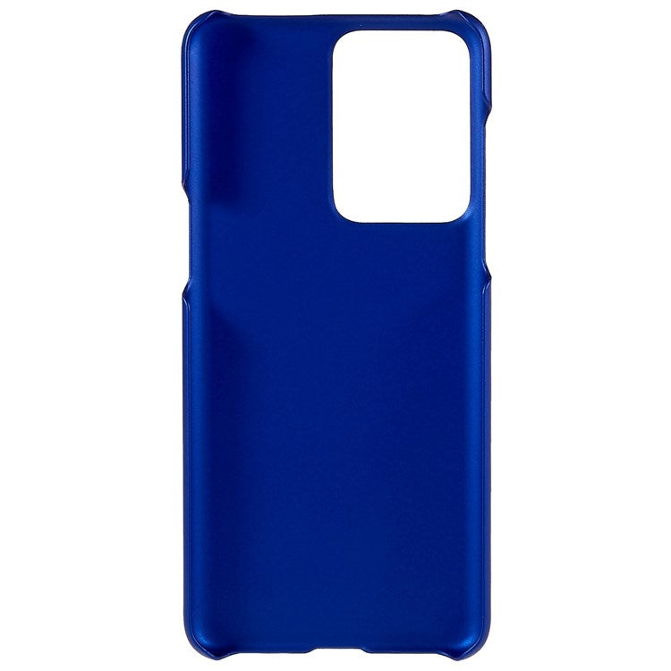 For OnePlus Nord 2T 5G Glossy Surface Protective Cover Rubberized Hard PC Phone Case - Blue