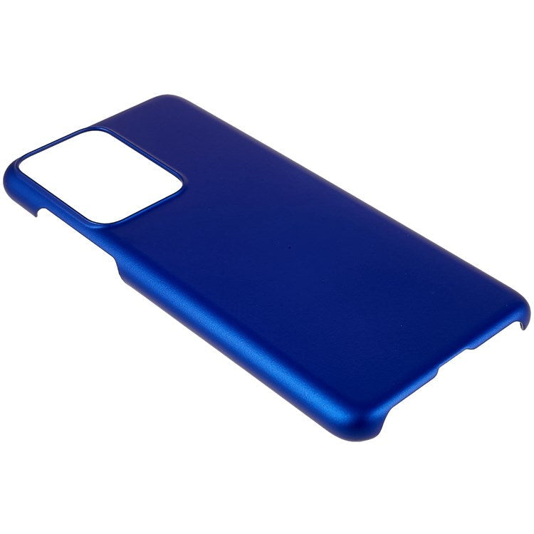 For OnePlus Nord 2T 5G Glossy Surface Protective Cover Rubberized Hard PC Phone Case - Blue