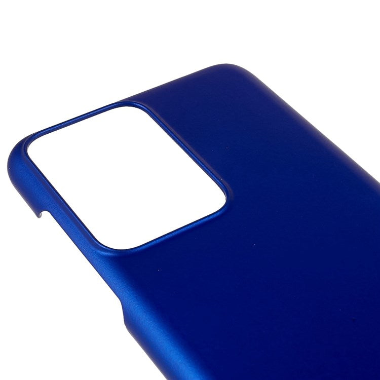 For OnePlus Nord 2T 5G Glossy Surface Protective Cover Rubberized Hard PC Phone Case - Blue
