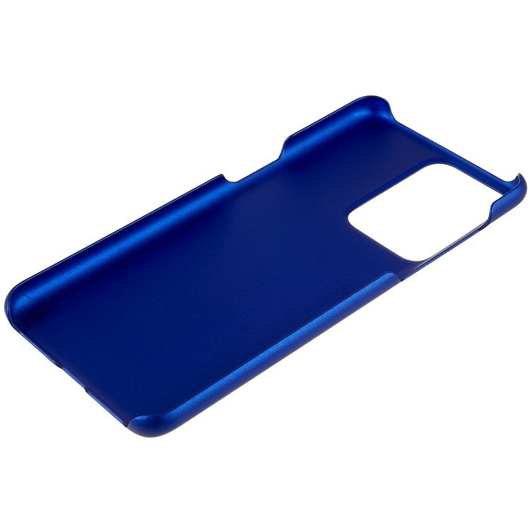 For OnePlus Nord 2T 5G Glossy Surface Protective Cover Rubberized Hard PC Phone Case - Blue