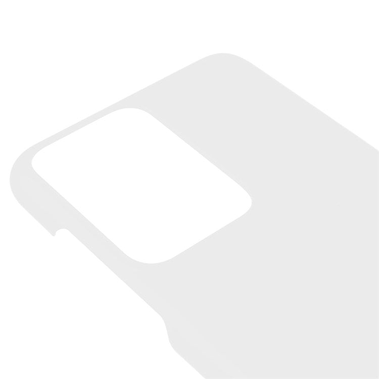 For OnePlus Nord 2T 5G Glossy Surface Protective Cover Rubberized Hard PC Phone Case - White