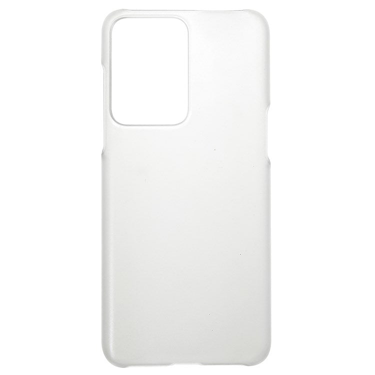 For OnePlus Nord 2T 5G Glossy Surface Protective Cover Rubberized Hard PC Phone Case - Transparent