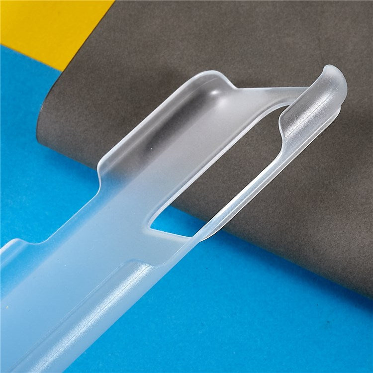 For OnePlus Nord 2T 5G Glossy Surface Protective Cover Rubberized Hard PC Phone Case - Transparent