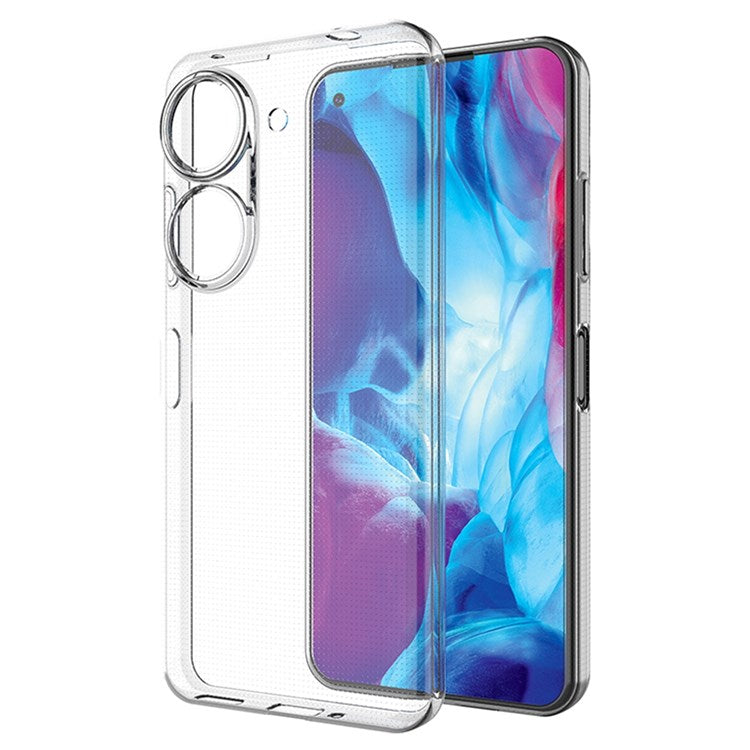 For Asus Zenfone 9 5G Super Clear TPU Phone Case Ultra-thin Anti-dust Phone Protective Shell