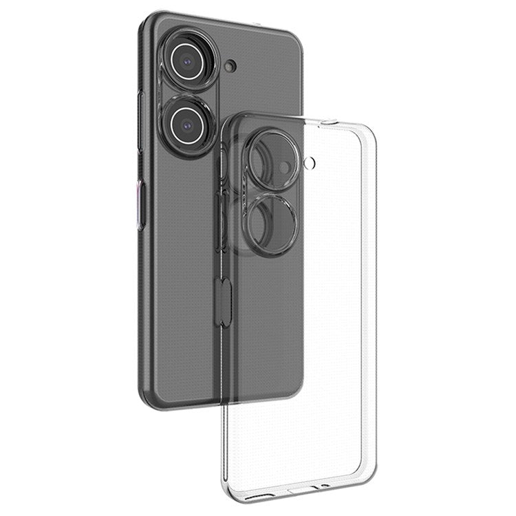 For Asus Zenfone 9 5G Super Clear TPU Phone Case Ultra-thin Anti-dust Phone Protective Shell