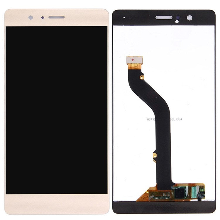 For Huawei P9 Lite (2016) Grade C LCD Screen and Digitizer Assembly Replacement Part (without Logo) - Gold