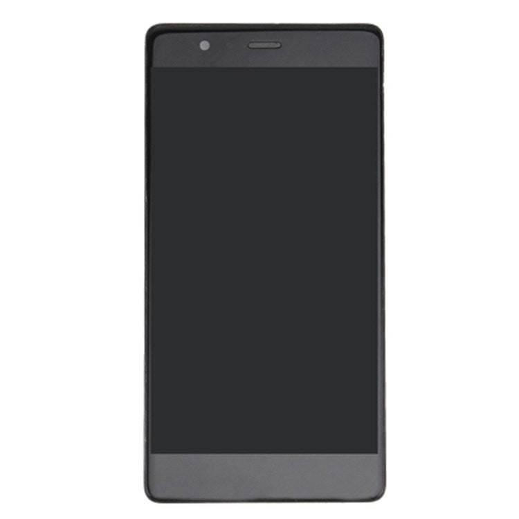 For Huawei P9 Grade C LCD Screen and Digitizer Assembly + Frame (without Logo) - Black
