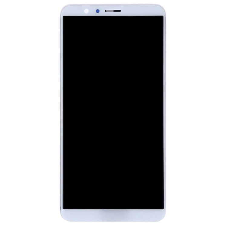 For Huawei Honor 7X Grade C LCD Screen and Digitizer Assembly + Frame Replacement Part (without Logo) - White