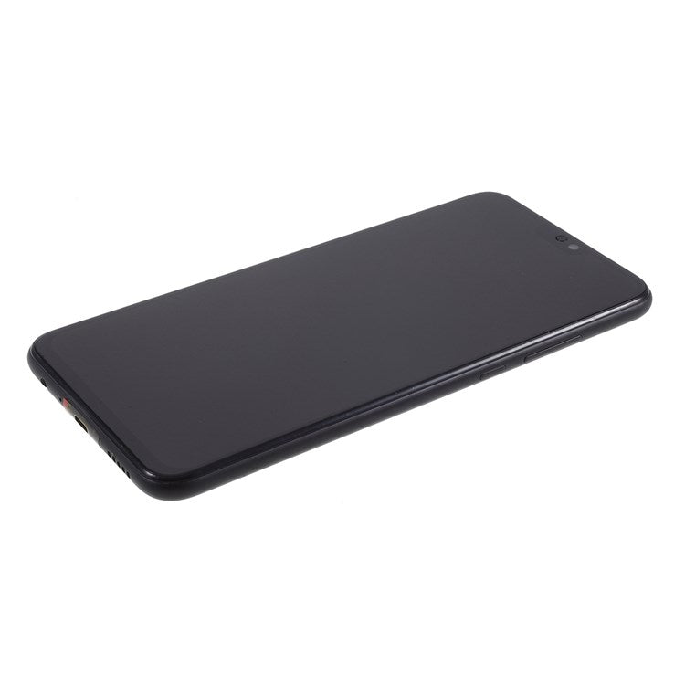 For Huawei Honor 8X Grade C LCD Screen and Digitizer Assembly + Frame Replacement Part (COG Technology) (without Logo) - Black