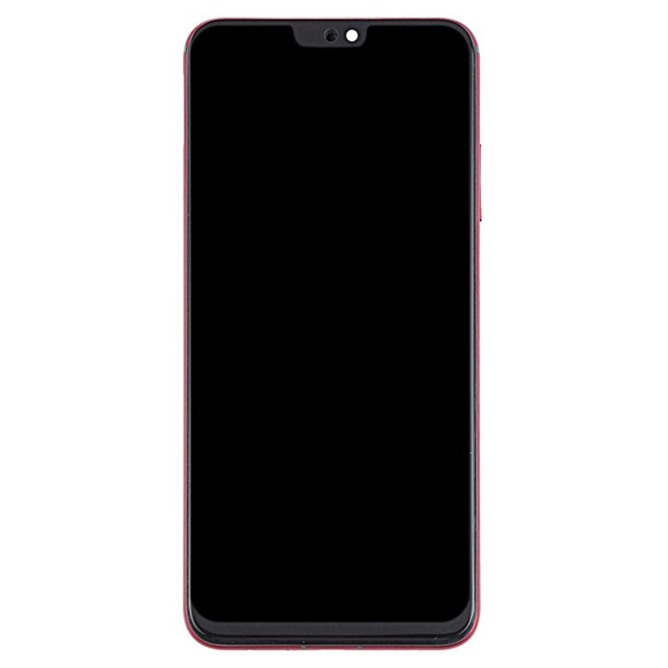 For Huawei Honor 8X Grade C LCD Screen and Digitizer Assembly + Frame Replacement Part (COG Technology) (without Logo) - Red