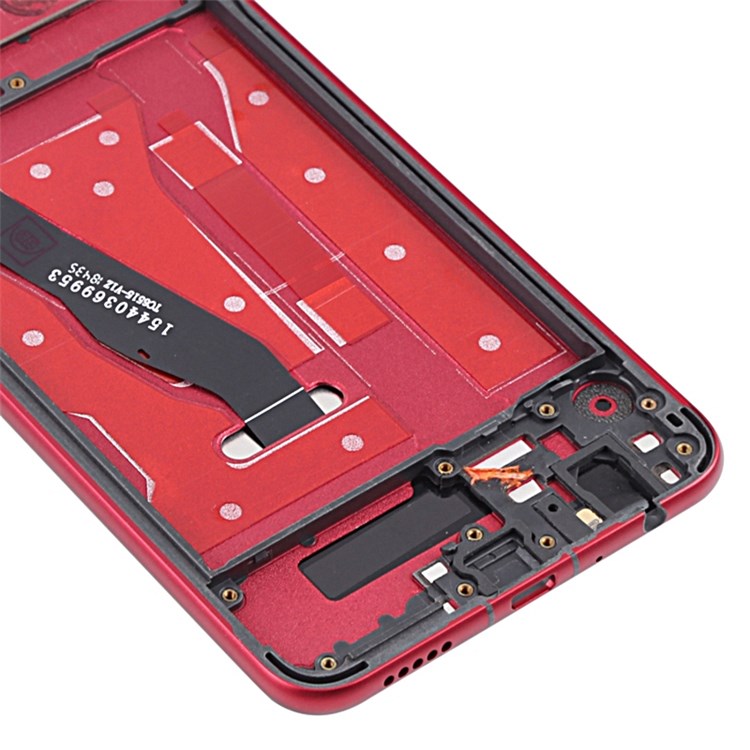 For Huawei Honor 8X Grade C LCD Screen and Digitizer Assembly + Frame Replacement Part (COG Technology) (without Logo) - Red