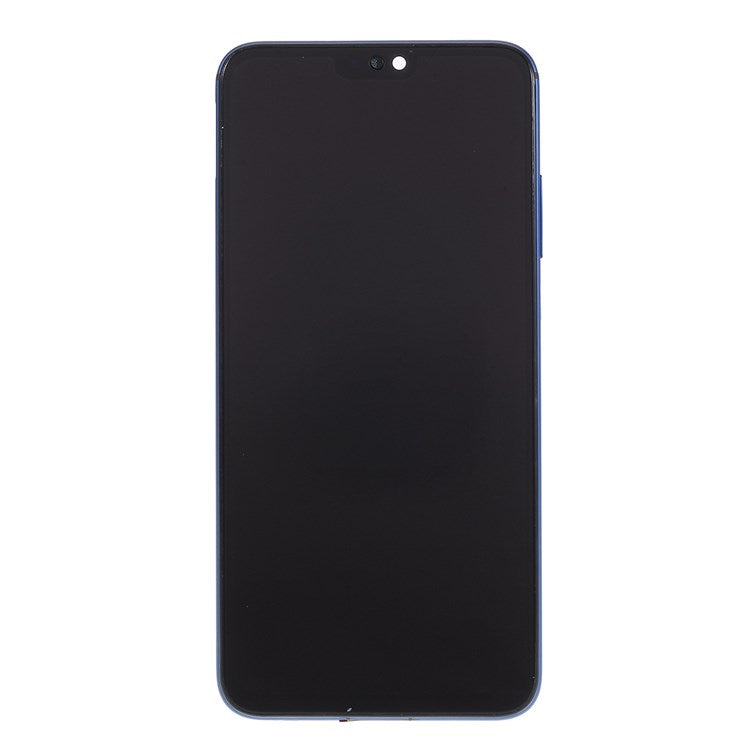 For Huawei Honor 8X Grade C LCD Screen and Digitizer Assembly + Frame Replacement Part (COG Technology) (without Logo) - Blue