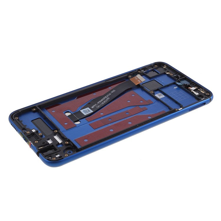 For Huawei Honor 8X Grade C LCD Screen and Digitizer Assembly + Frame Replacement Part (COG Technology) (without Logo) - Blue