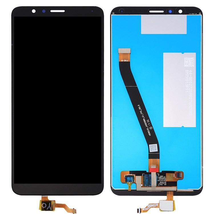 For Huawei Honor 7X Grade C LCD Screen and Digitizer Assembly Replacement Part (without Logo) - Black