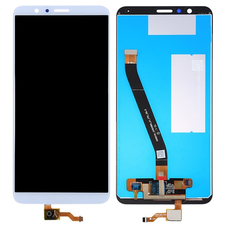 For Huawei Honor 7X Grade C LCD Screen and Digitizer Assembly Replacement Part (without Logo) - White