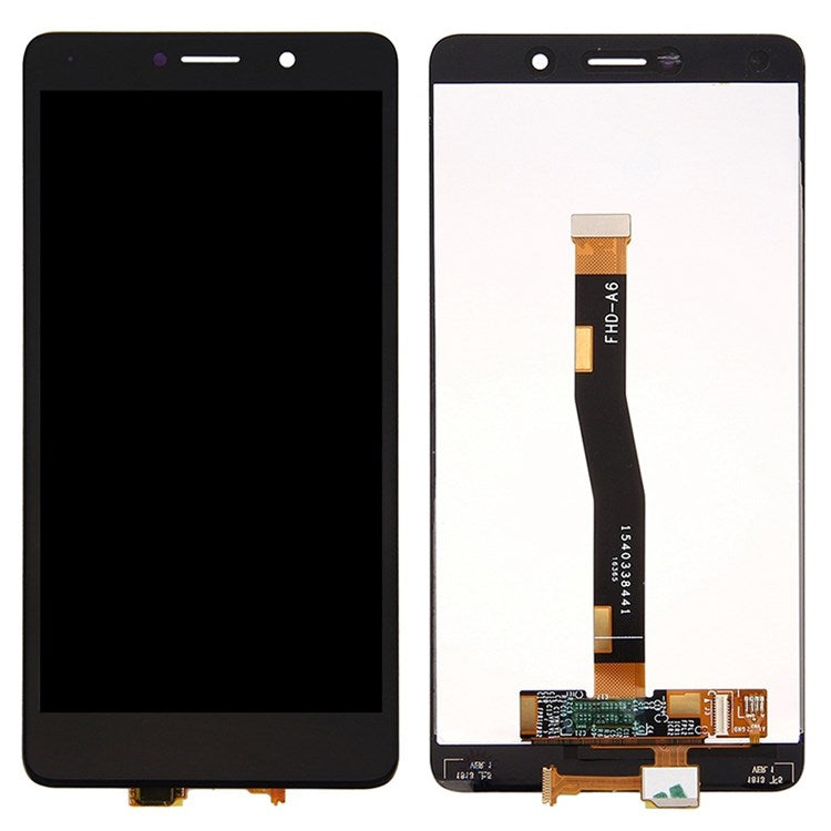 For Huawei Honor 6x (2016) Grade C LCD Screen and Digitizer Assembly Replacement Part (without Logo) - Black