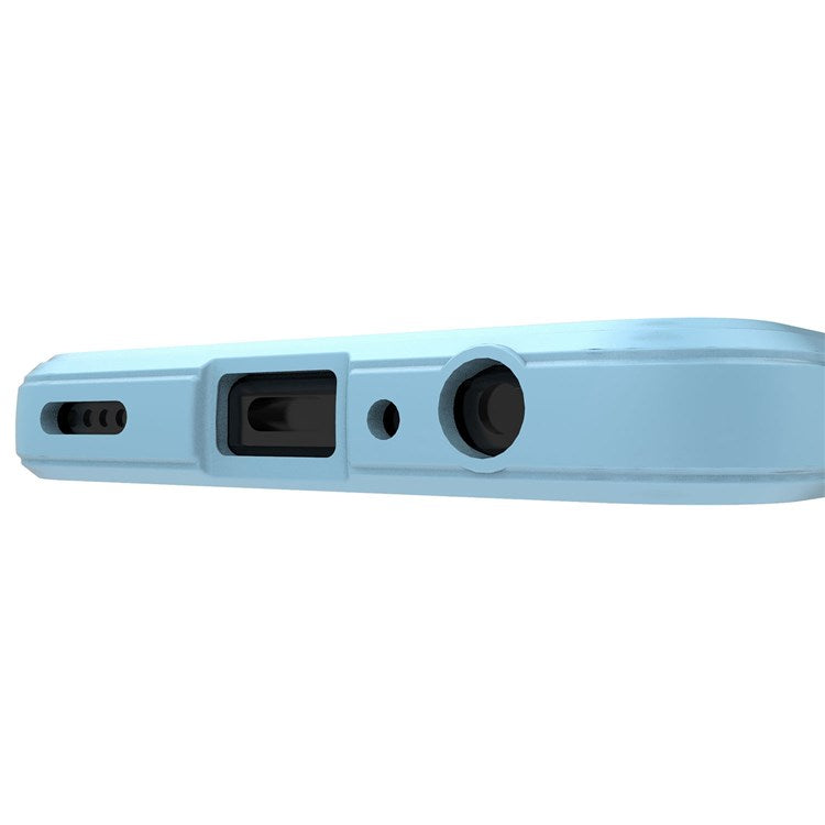 For Honor X8 4G / X30i Rugged Back Cover Anti-fall Protection Flexible TPU Phone Case - Baby Blue