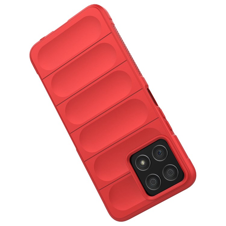 For Honor X8 4G / X30i Rugged Back Cover Anti-fall Protection Flexible TPU Phone Case - Red