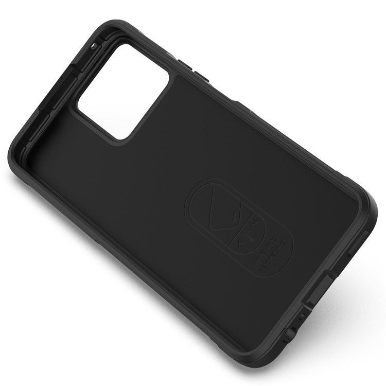 For Honor X8 4G / X30i Rugged Back Cover Anti-fall Protection Flexible TPU Phone Case - White