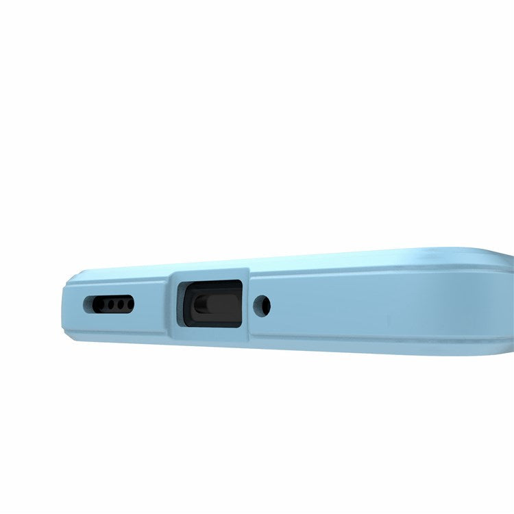 For Honor X30 5G  /  X9 4G / 5G Rugged Back Soft TPU Case Shockproof Mobile Phone Protective Cover - Baby Blue