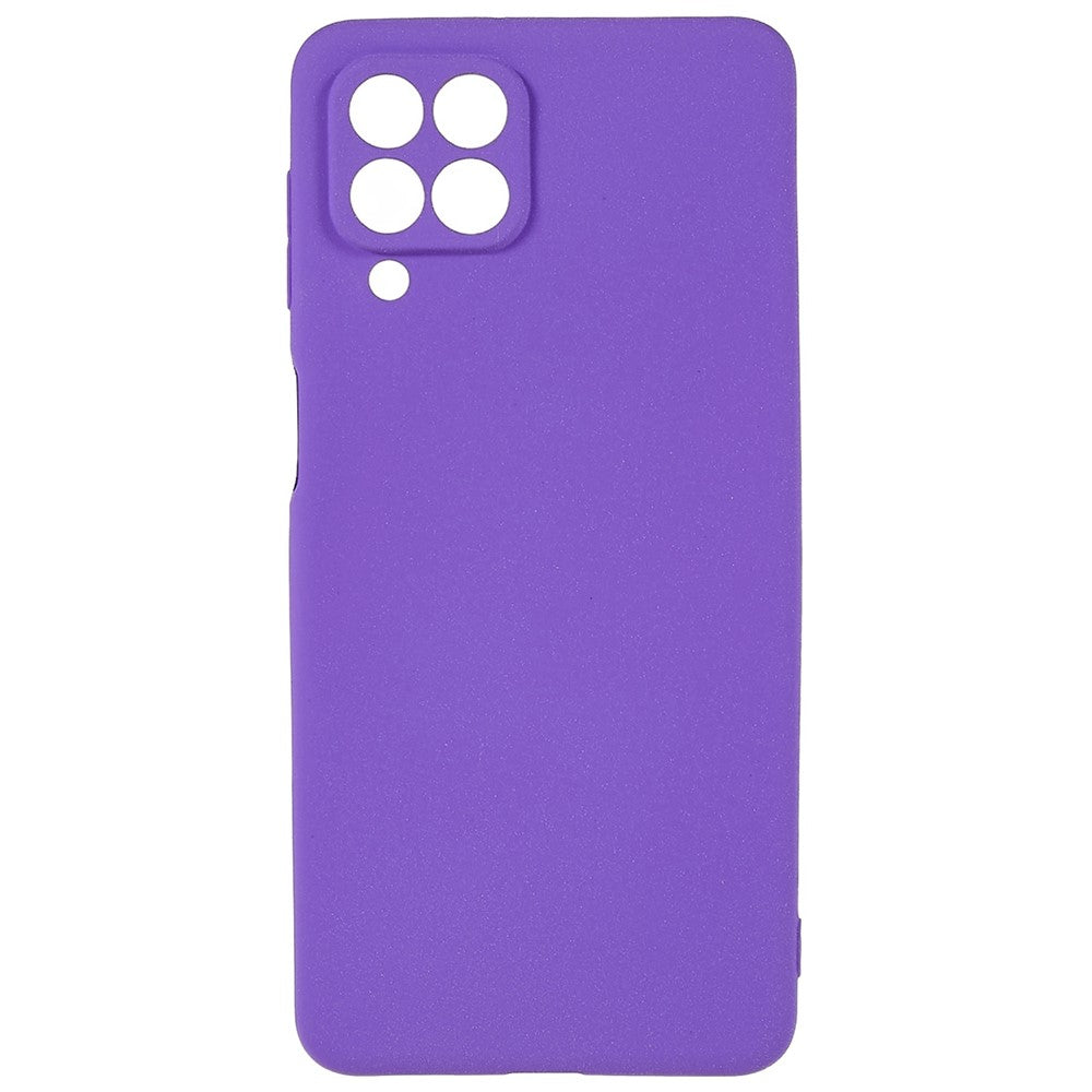 For Samsung Galaxy M53 5G Ultra Thin Anti-fall TPU Phone Case Anti-scratch Back Cover Double-Sided Matte Phone Shell - Purple