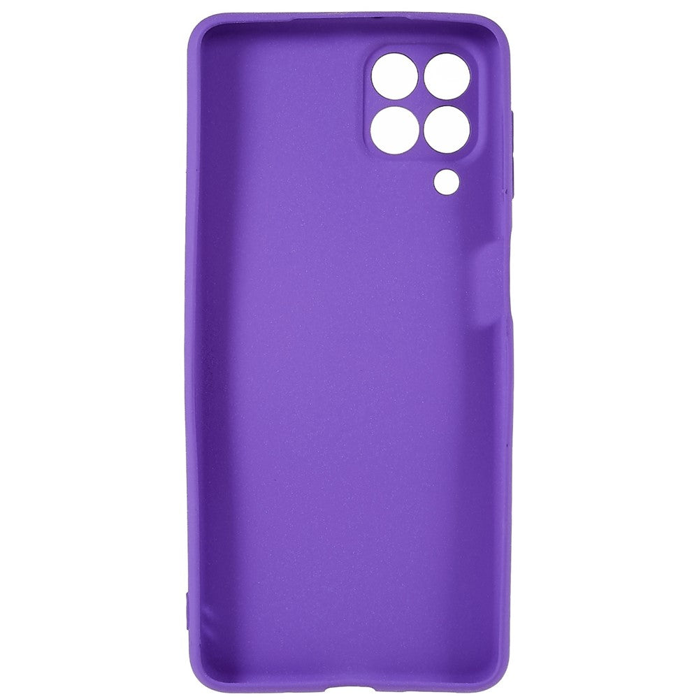 For Samsung Galaxy M53 5G Ultra Thin Anti-fall TPU Phone Case Anti-scratch Back Cover Double-Sided Matte Phone Shell - Purple