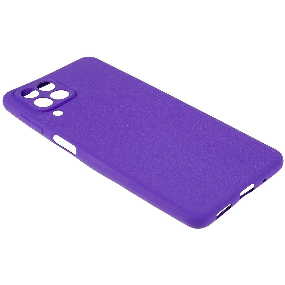 For Samsung Galaxy M53 5G Ultra Thin Anti-fall TPU Phone Case Anti-scratch Back Cover Double-Sided Matte Phone Shell - Purple