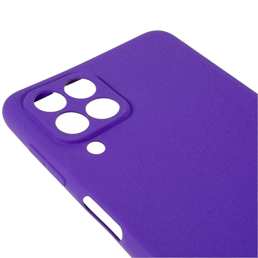 For Samsung Galaxy M53 5G Ultra Thin Anti-fall TPU Phone Case Anti-scratch Back Cover Double-Sided Matte Phone Shell - Purple