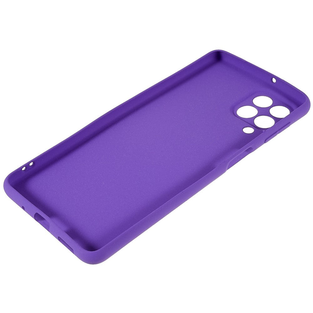 For Samsung Galaxy M53 5G Ultra Thin Anti-fall TPU Phone Case Anti-scratch Back Cover Double-Sided Matte Phone Shell - Purple