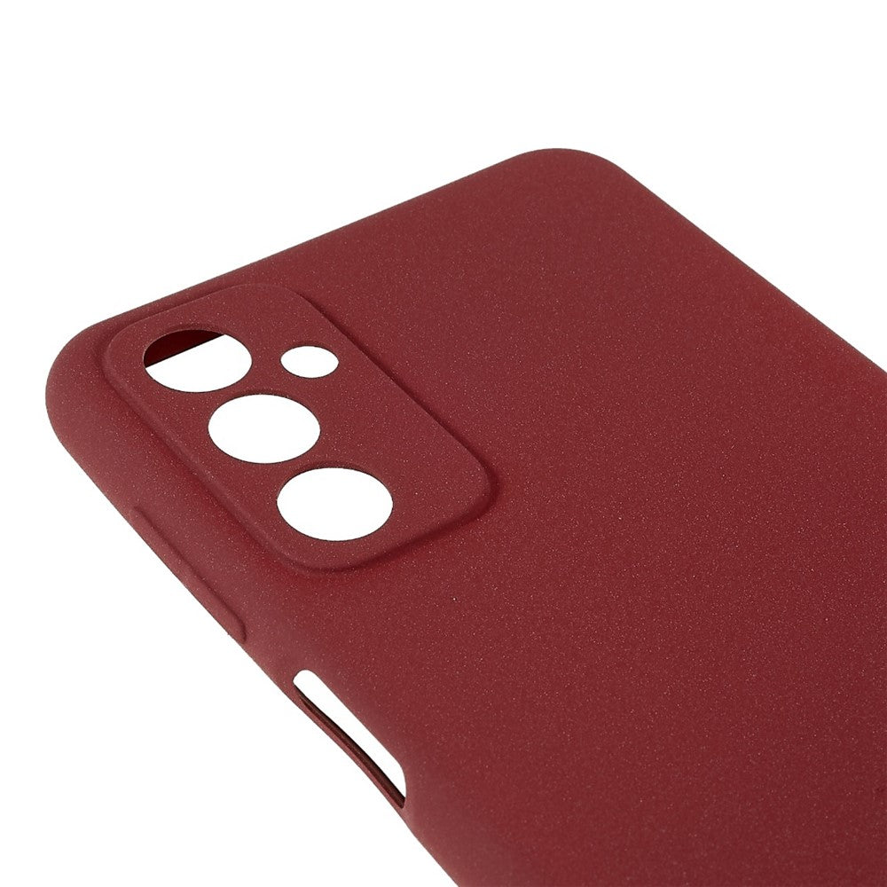 For Samsung Galaxy M23 5G / F23 5G Soft TPU Phone Case Double-Sided Matte Shockproof Back Cover - Red