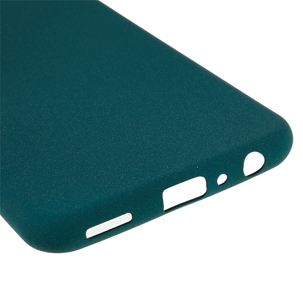 For Samsung Galaxy M23 5G / F23 5G Soft TPU Phone Case Double-Sided Matte Shockproof Back Cover - Dark Green