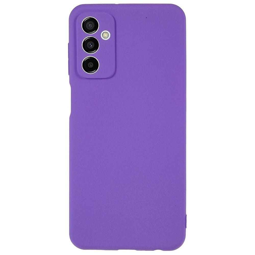 For Samsung Galaxy M23 5G / F23 5G Soft TPU Phone Case Double-Sided Matte Shockproof Back Cover - Purple