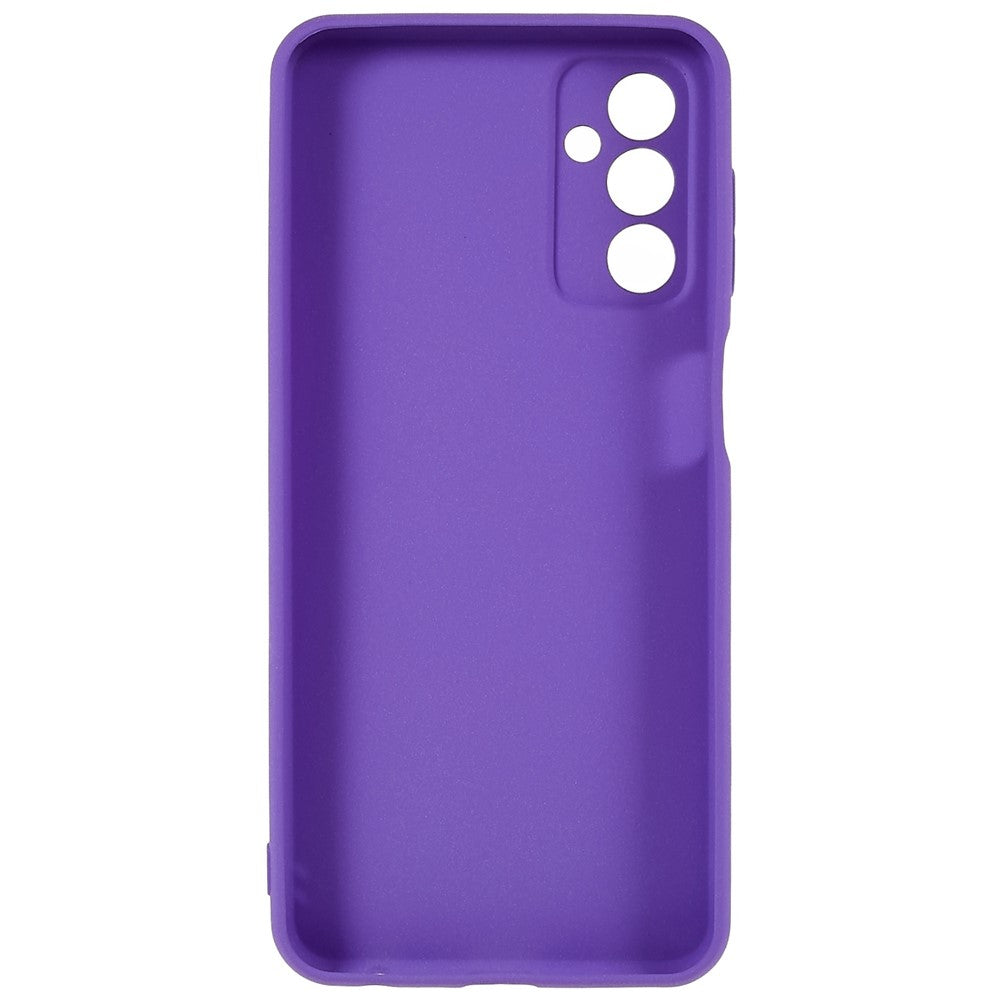 For Samsung Galaxy M23 5G / F23 5G Soft TPU Phone Case Double-Sided Matte Shockproof Back Cover - Purple