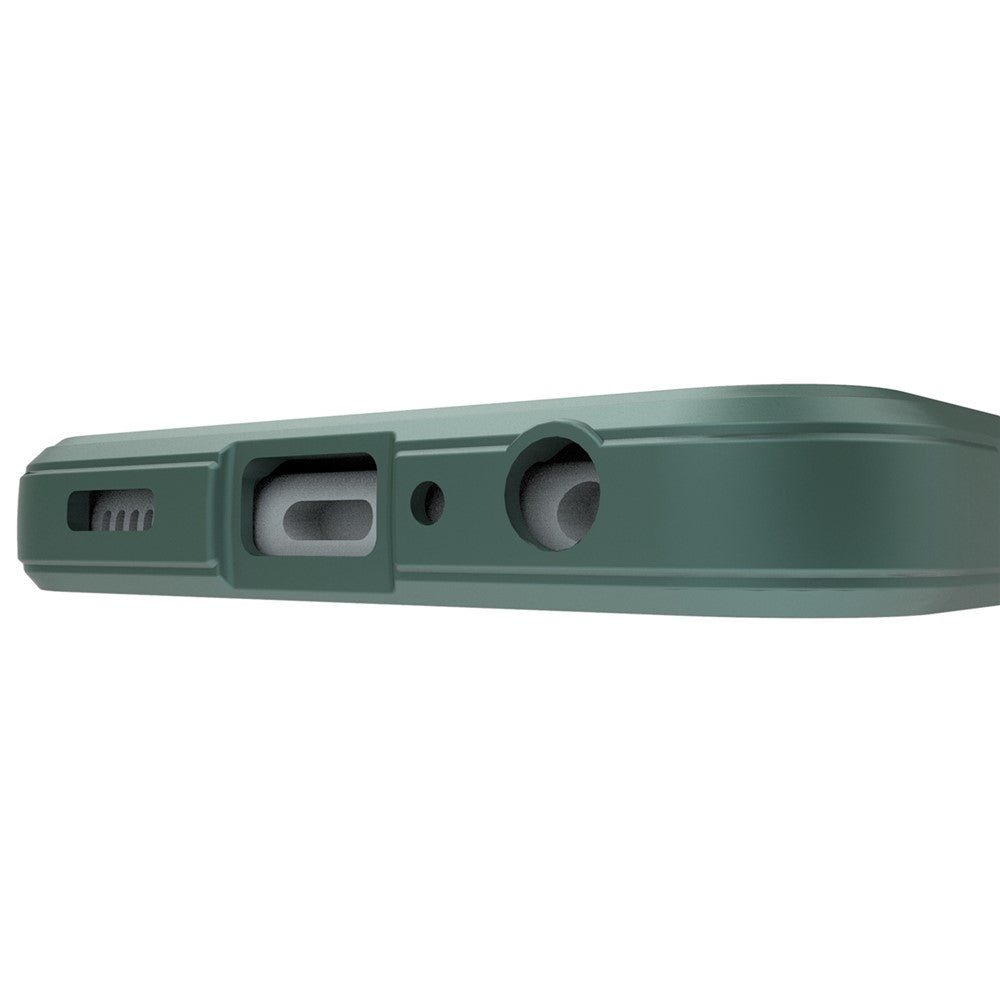 For Samsung Galaxy M13 4G Precise Cutout Anti-drop Protective Phone Cover Rugged Back TPU Case - Green