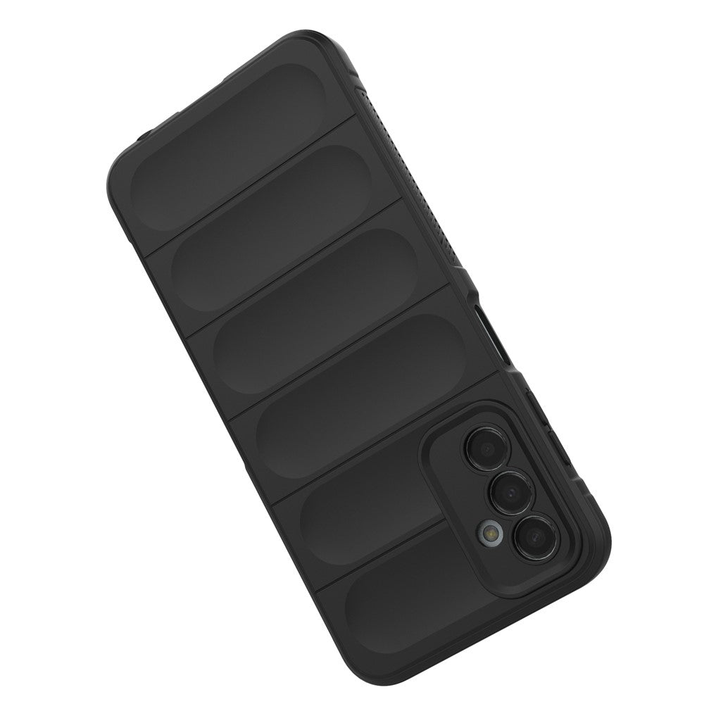 For Samsung Galaxy M13 4G Precise Cutout Anti-drop Protective Phone Cover Rugged Back TPU Case - Light Grey