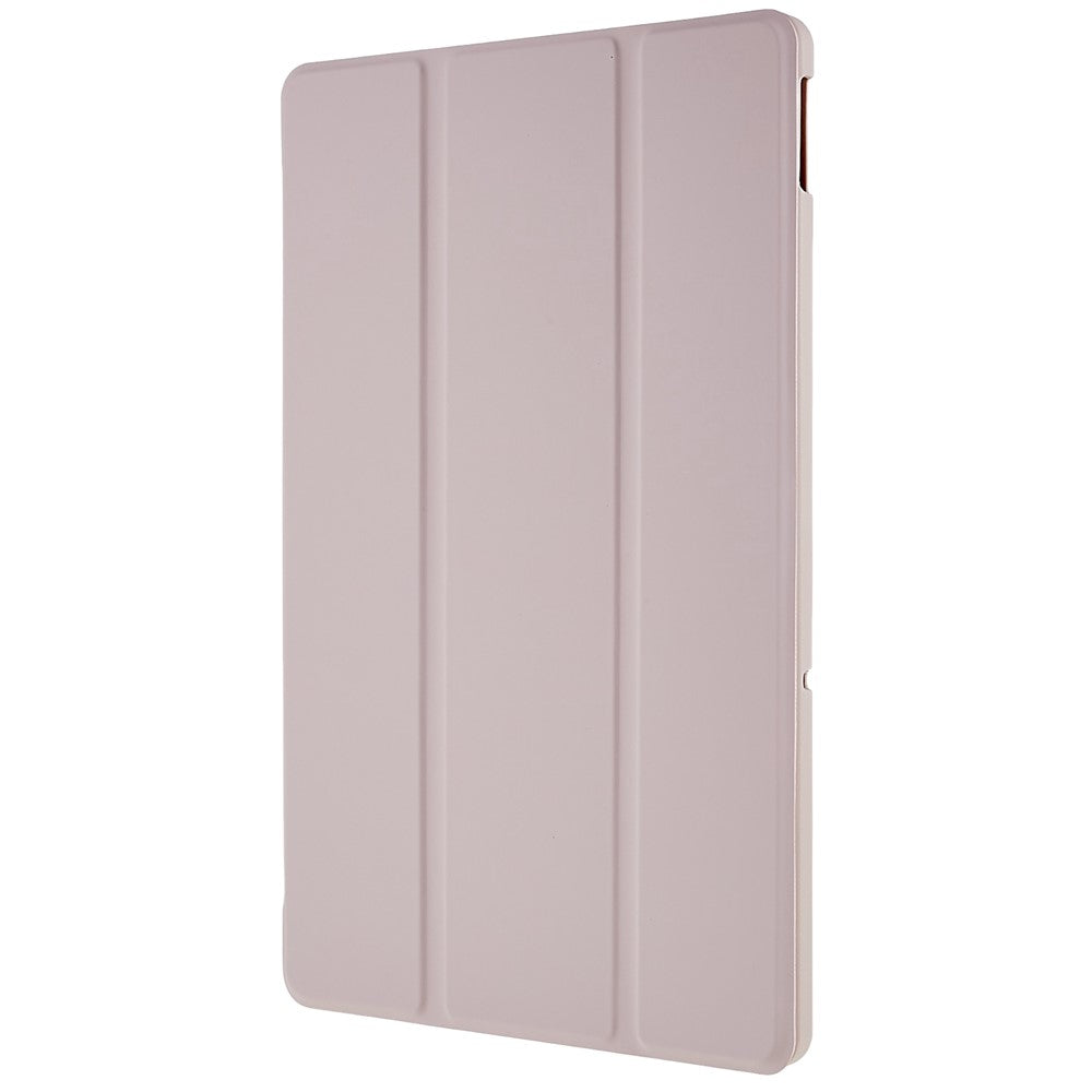 For Lenovo Tab M10 Plus (3rd Gen) / Xiaoxin Pad 2022 10.6 inch Light Thin Anti-wear PU Tablet Case Matte TPU Trifold Stand Cover - Rose Gold