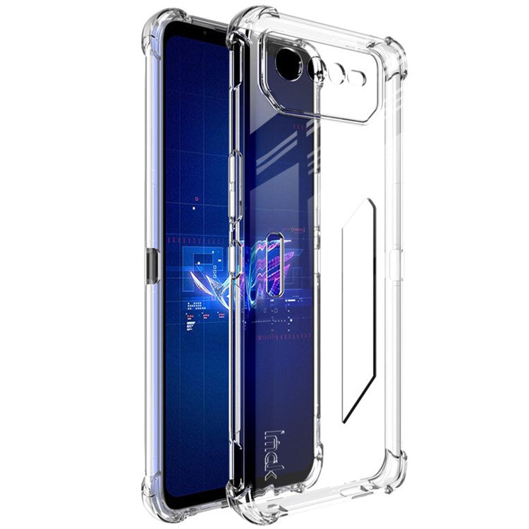 IMAK For Asus ROG Phone 6 5G Airbag Drop-proof Phone Case Wear-resistant Flexible TPU Cover - Transparent