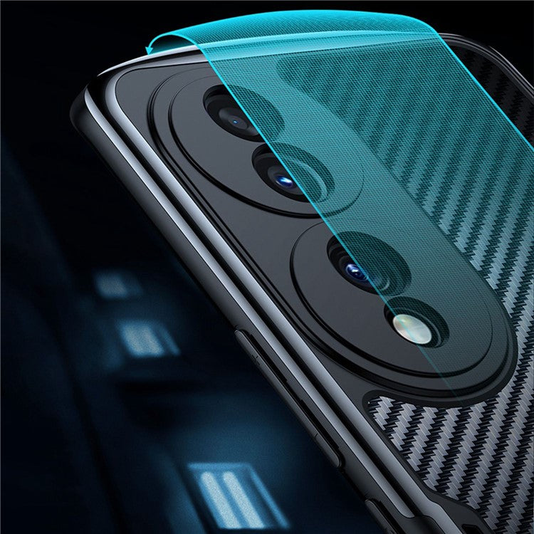 XUNDD for Honor 70 5G Four Corners Airbag Anti-fall Phone Case Matte Anti-fingerprint Acrylic + TPU Back Cover