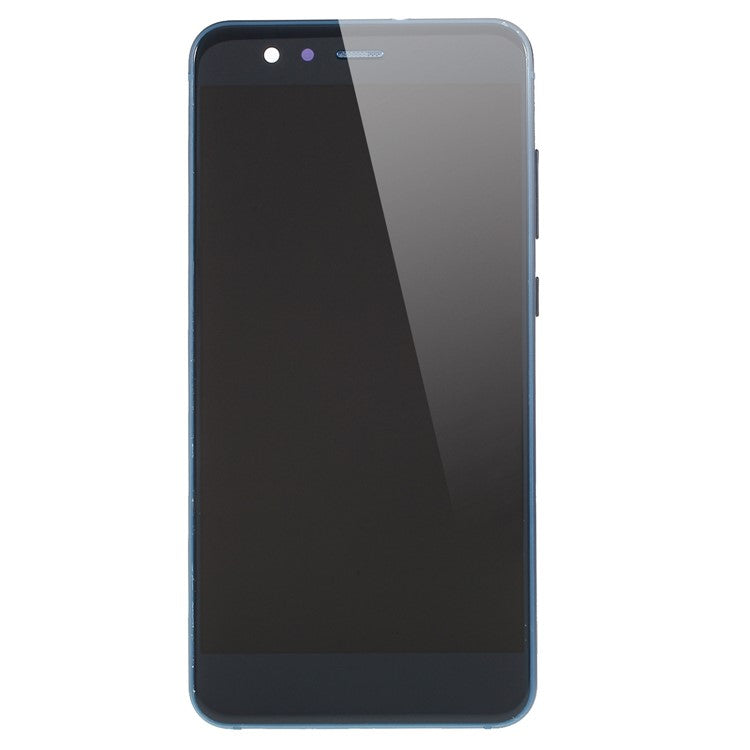 For Huawei P10 Lite Grade C LCD Screen and Digitizer Assembly + Frame Replacement Part (without Logo) - Blue