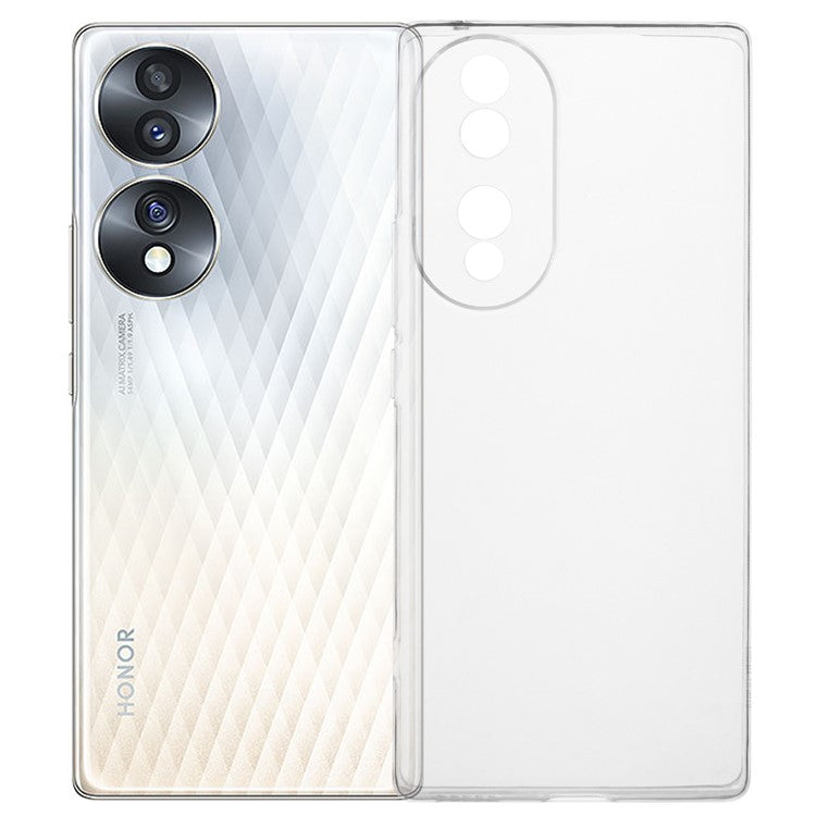 Crystal Clear TPU Case for Honor 70 5G, Drop-proof Anti-scratch Phone Protective Cover