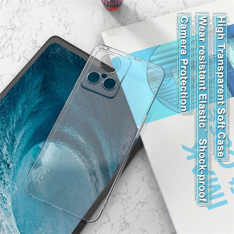 IMAK UX-5 Series for Realme GT2 Explorer Master 5G Clear Crystal Soft Flexible TPU Case Drop Protection Shockproof Back Cover