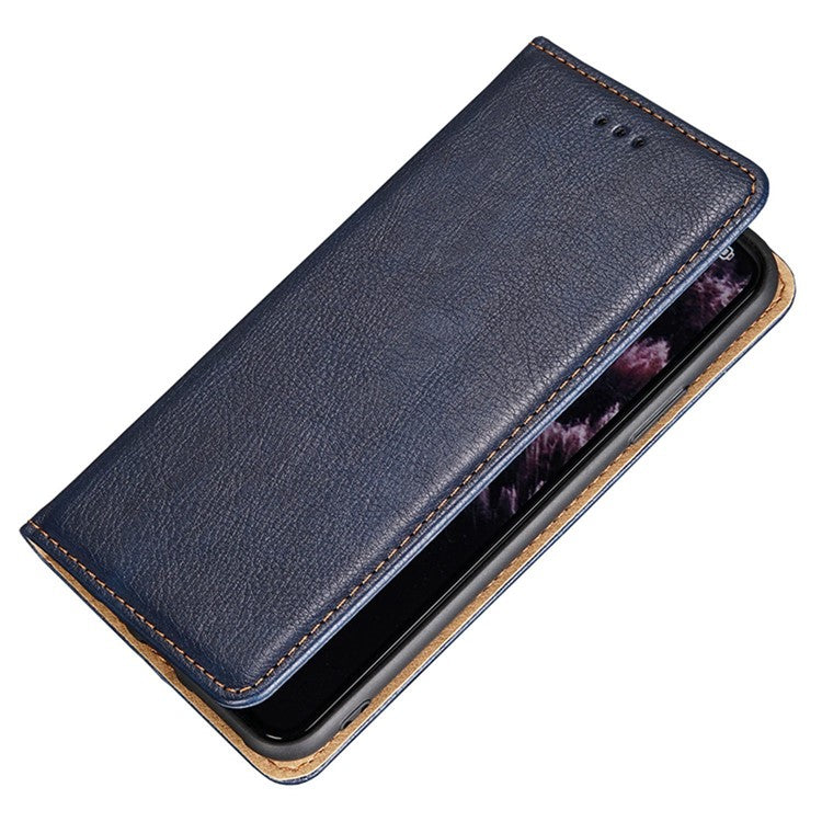 For OnePlus 10T 5G / Ace Pro 5G PU Leather Flip Folio Case Stand Magnetic Absorption Shockproof Wallet Cover - Blue