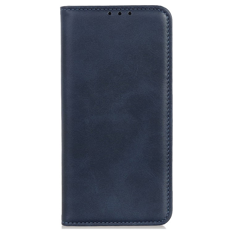 For Asus ROG Phone 6 5G Magnetic Auto-absorbed Stand Wallet Case Split Leather TPU Full Protection Phone Cover - Blue