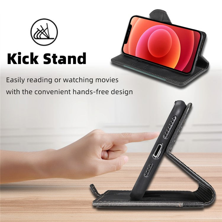 For OnePlus 10T 5G / Ace Pro 5G Skin-touch Leather Magnetic Phone Case Straw Hat Pattern Anti-fall Cover with Wallet Stand - Red